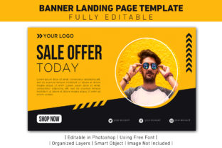 Banner Sale Offer Yellow Black Modern: A Versatile Design Solution for Promotional Needs