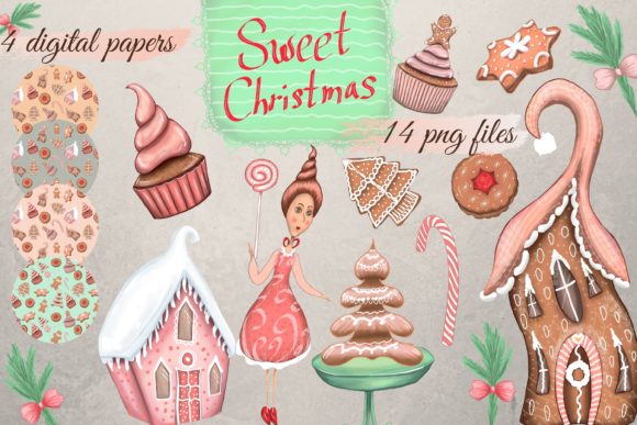 Christmas Gingebread House, Xmas: A Creative Corner for Digital Designers