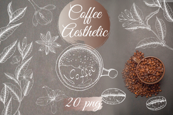Coffee Clipart: Coffee Cup, Latte