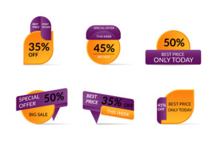 Collection of Sale Discount: Enhancing Visual Communication for Marketing and Advertising