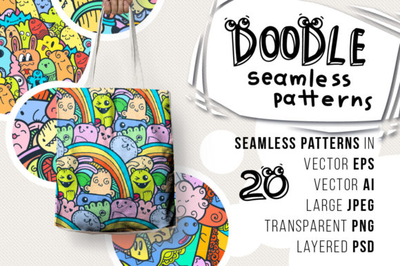 Doodle Patterns and Colorings: A Creative Resource for All Ages