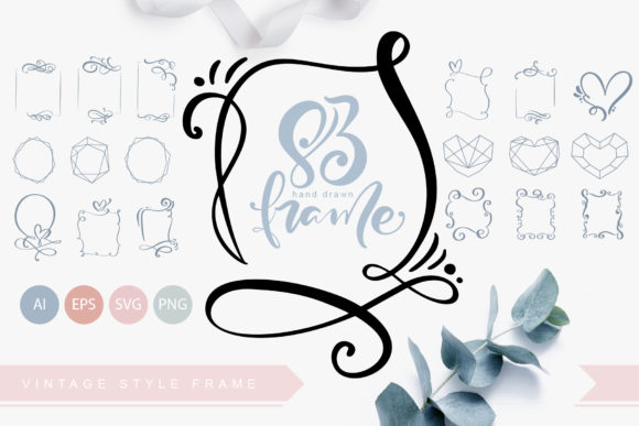 Hand Drawn Vintage Frames: A Creative Solution for Unique Design Projects