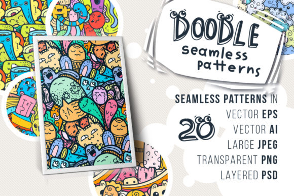 Kawaii Doodle Patterns and Colorings: A Creative Resource for All Ages