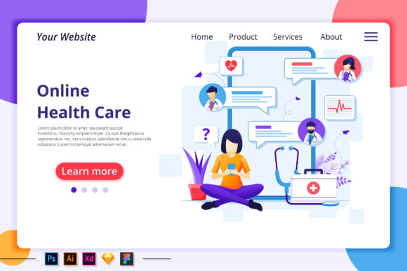 Online Doctor Consultation Landing Page