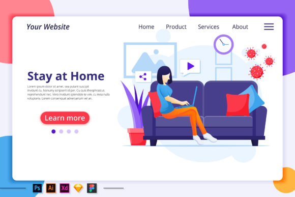 Quarantine Stay at Home Landing Page: A Modern Solution for Remote Work and Social Distancing